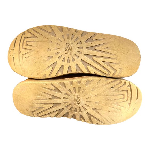 UGG Classic Chestnut Leather Boots size 10 - Picture 6 of 8